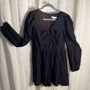 Chelsea28 Black Long Sleeve Blouse